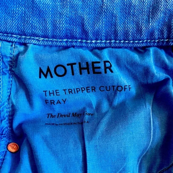 MOTHER The Tripper Cutoff Fray in The Devil May Care color size 28 - Picture 4 of 7